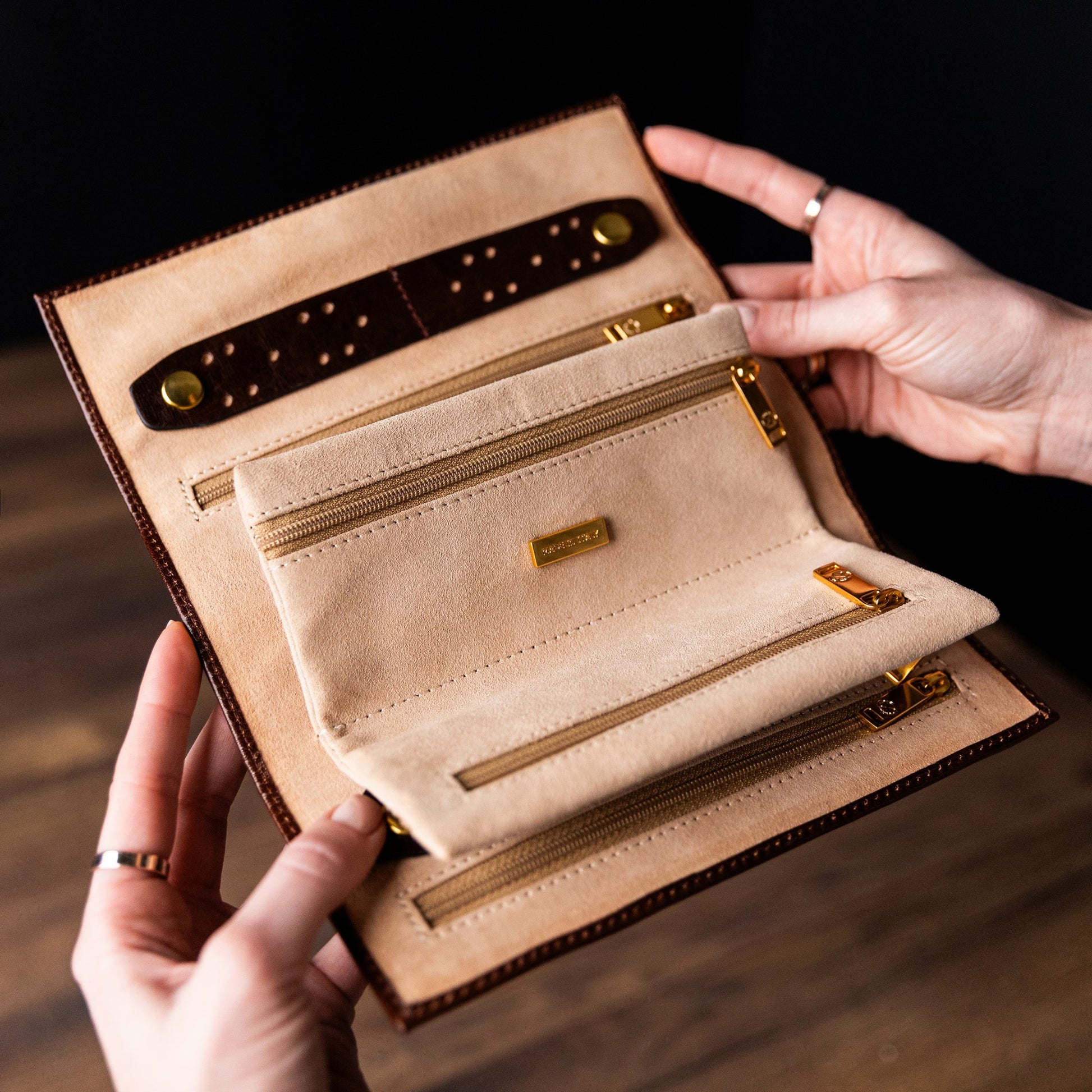 Leather Jewelry Case - Madame Bovary Accessories Time Resistance   