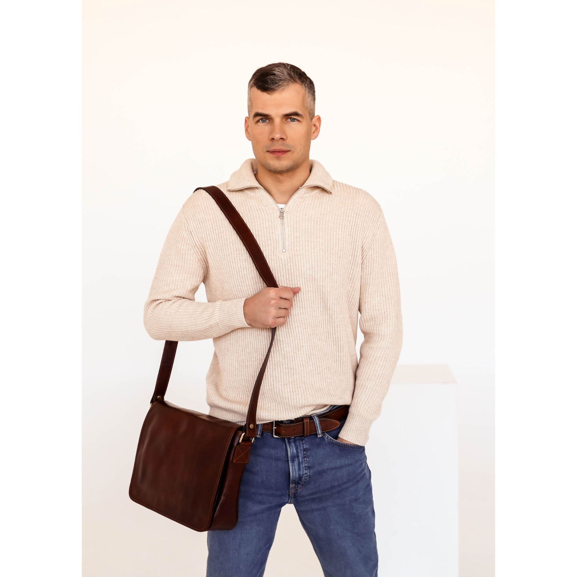 Leather Messenger Bag – The Stranger Messenger Bag Time Resistance   