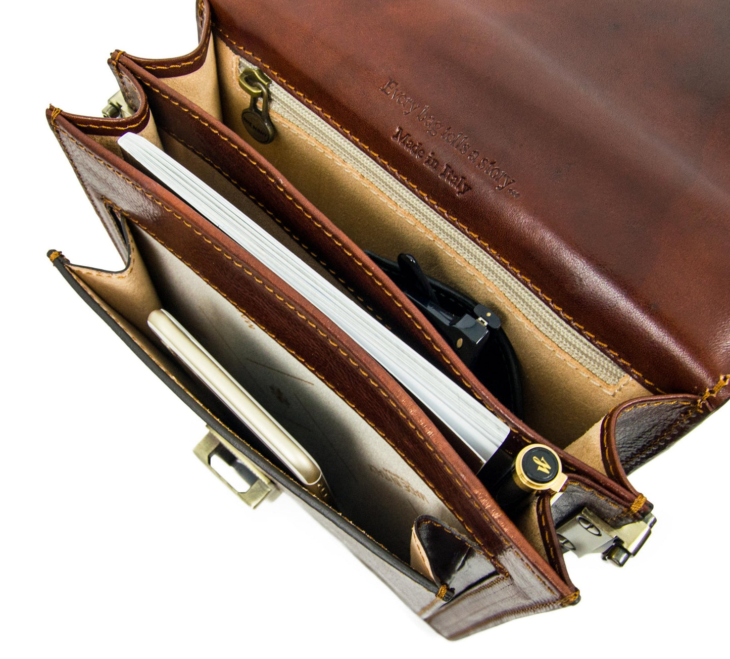 Petit porte-documents en cuir - Walden