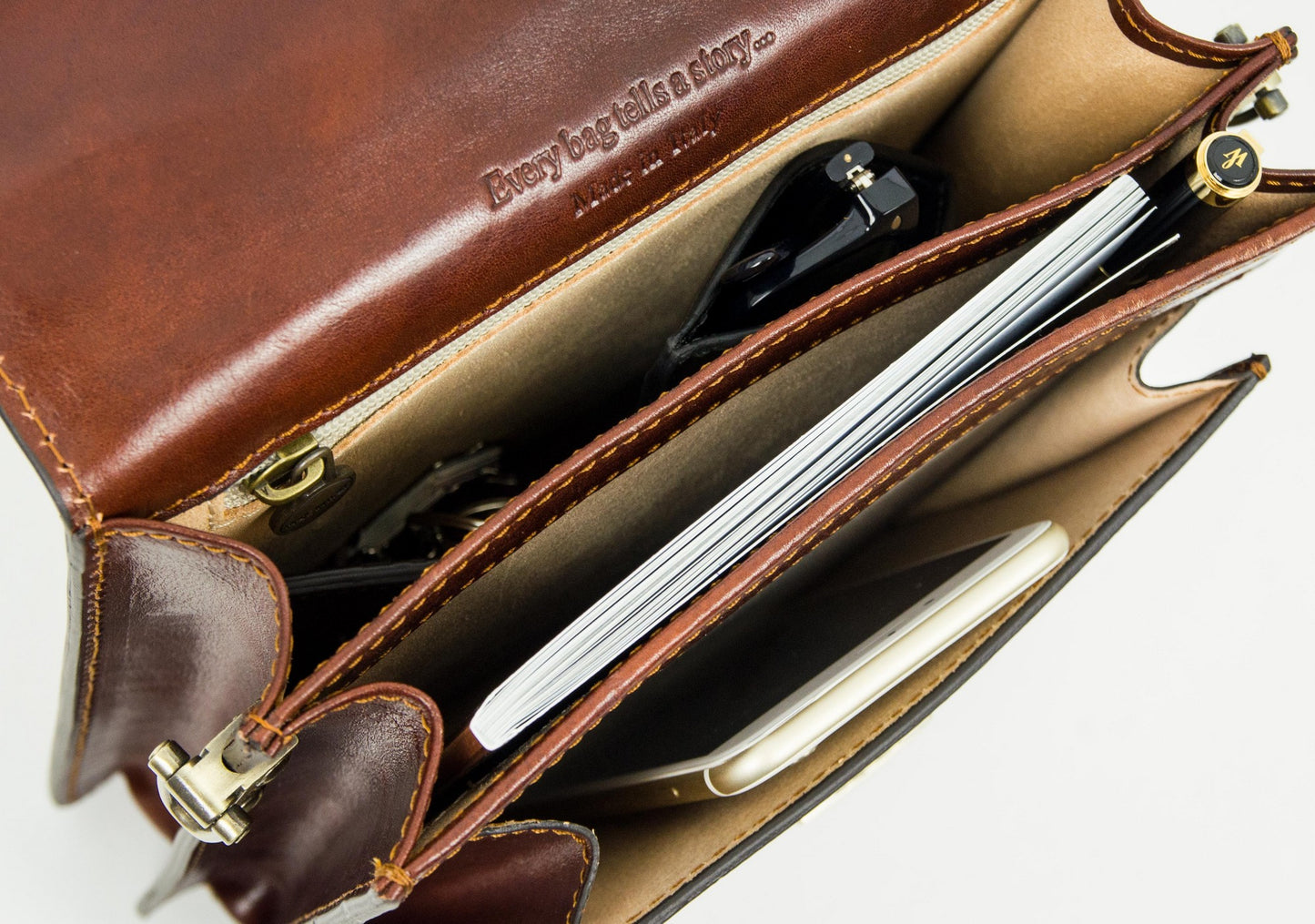 Petit porte-documents en cuir - Walden