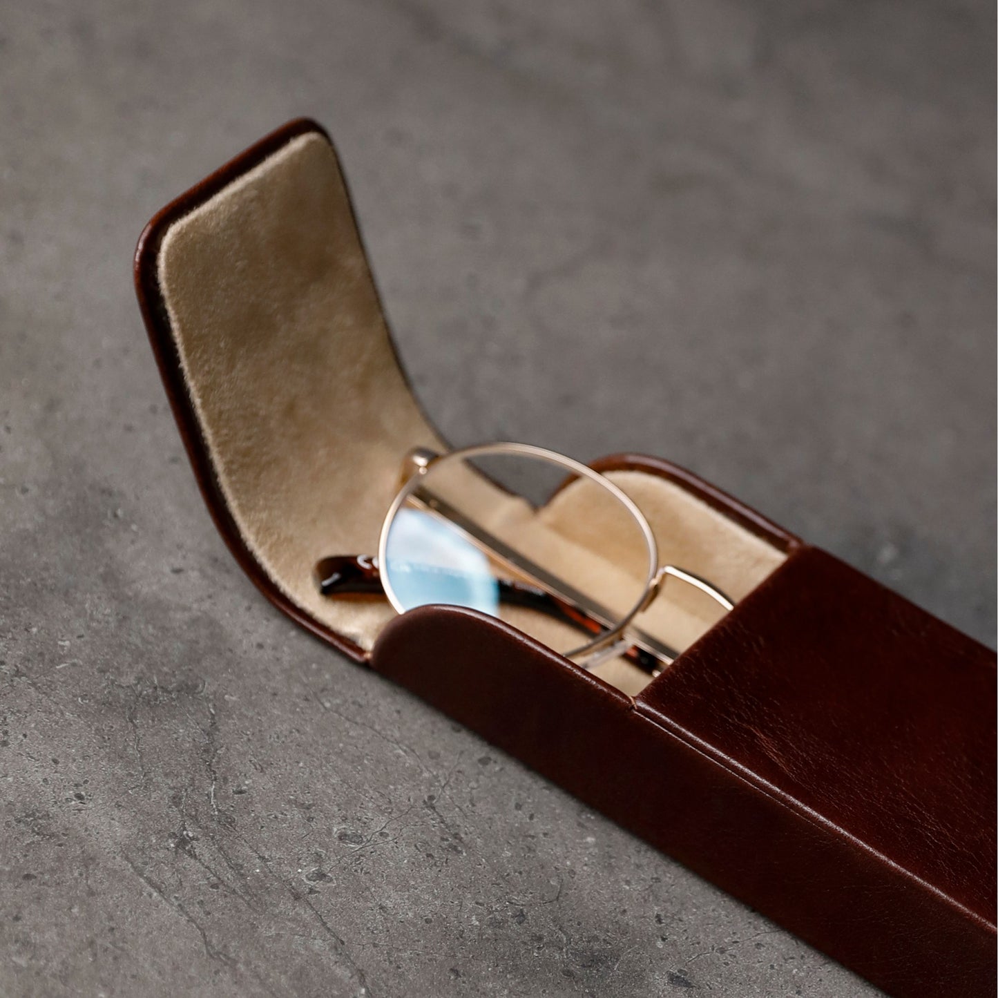 Leather Glasses Case - The Sign of Four