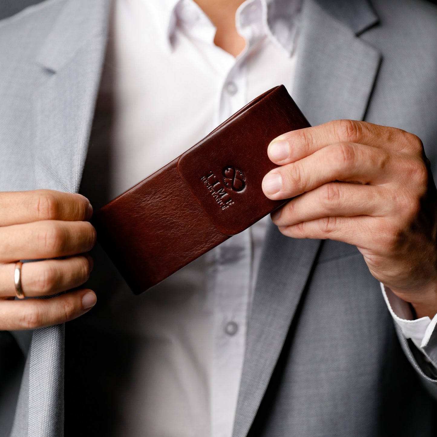 Leather Glasses Case - The Sign of Four