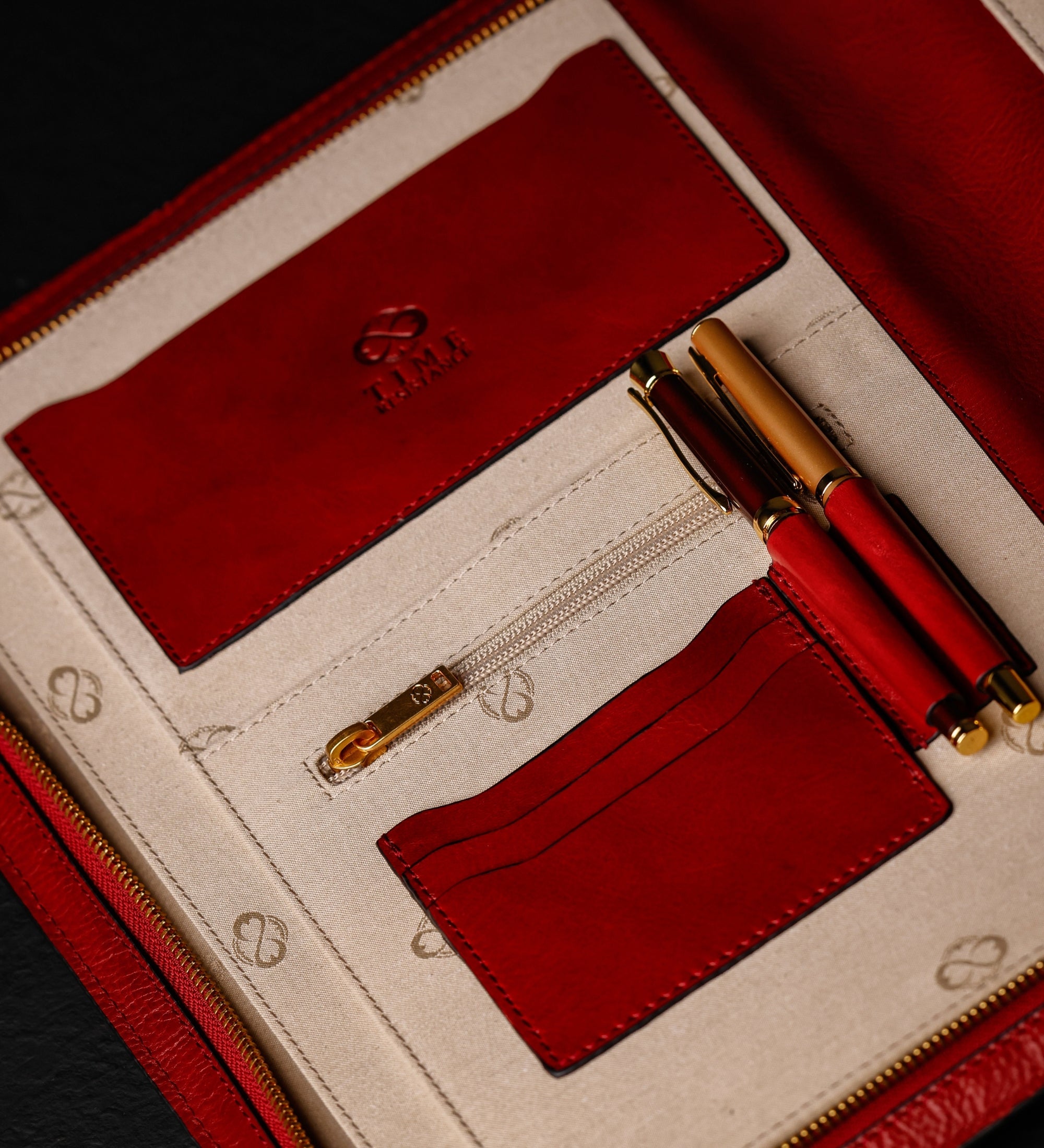 Leather A4 Documents Folder Organizer - Candide