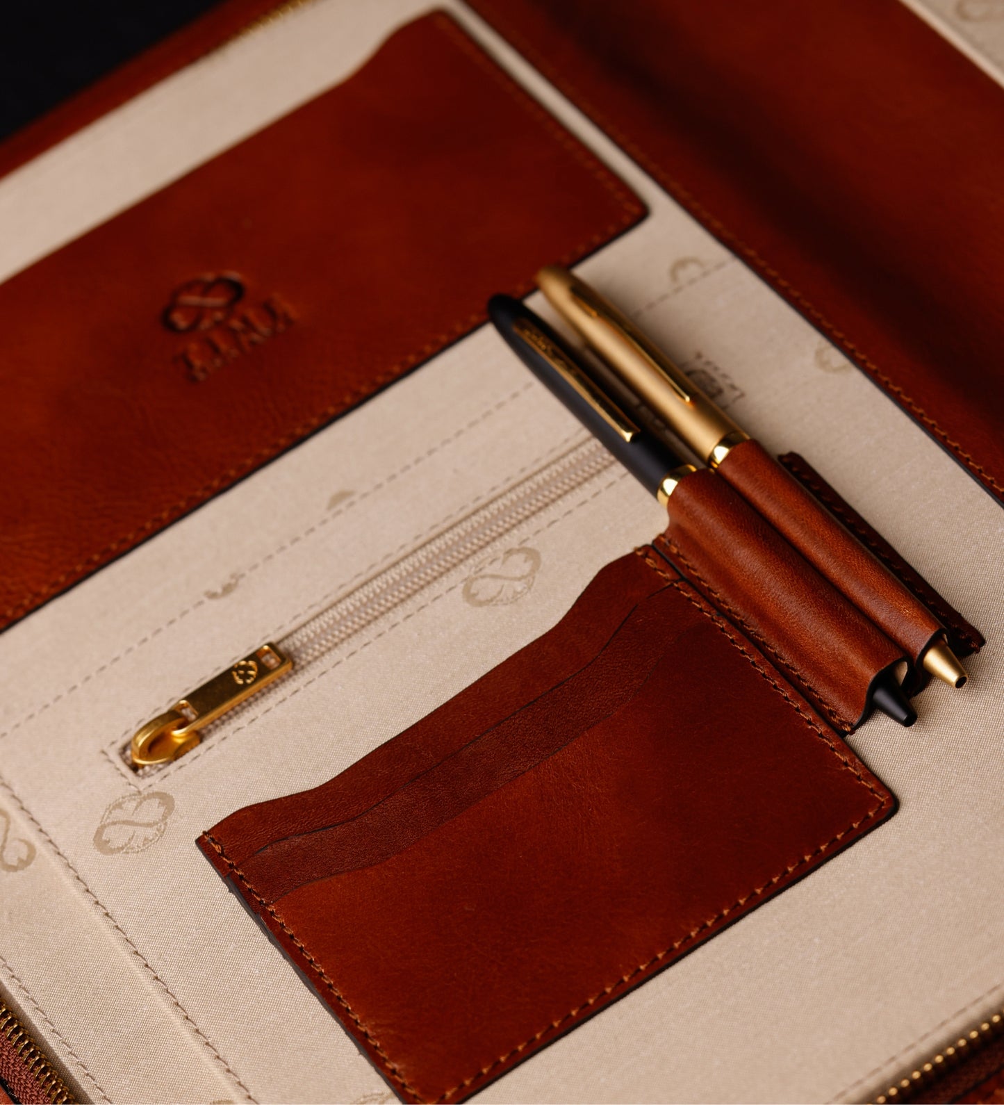 Porte-documents A4 en cuir - Candide