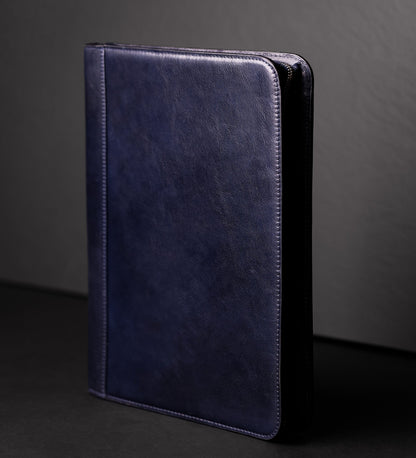 Womens Leather A4 Documents Folder Organizer - Candide