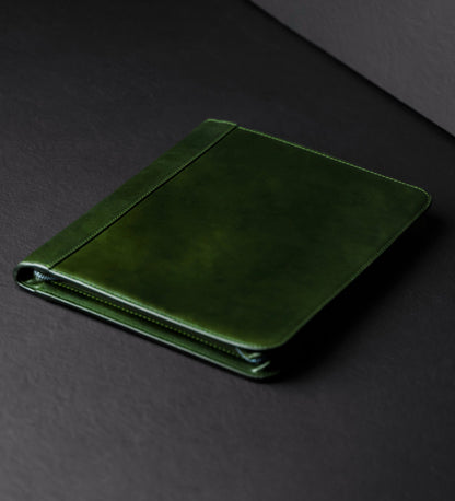 Womens Leather A4 Documents Folder Organizer - Candide