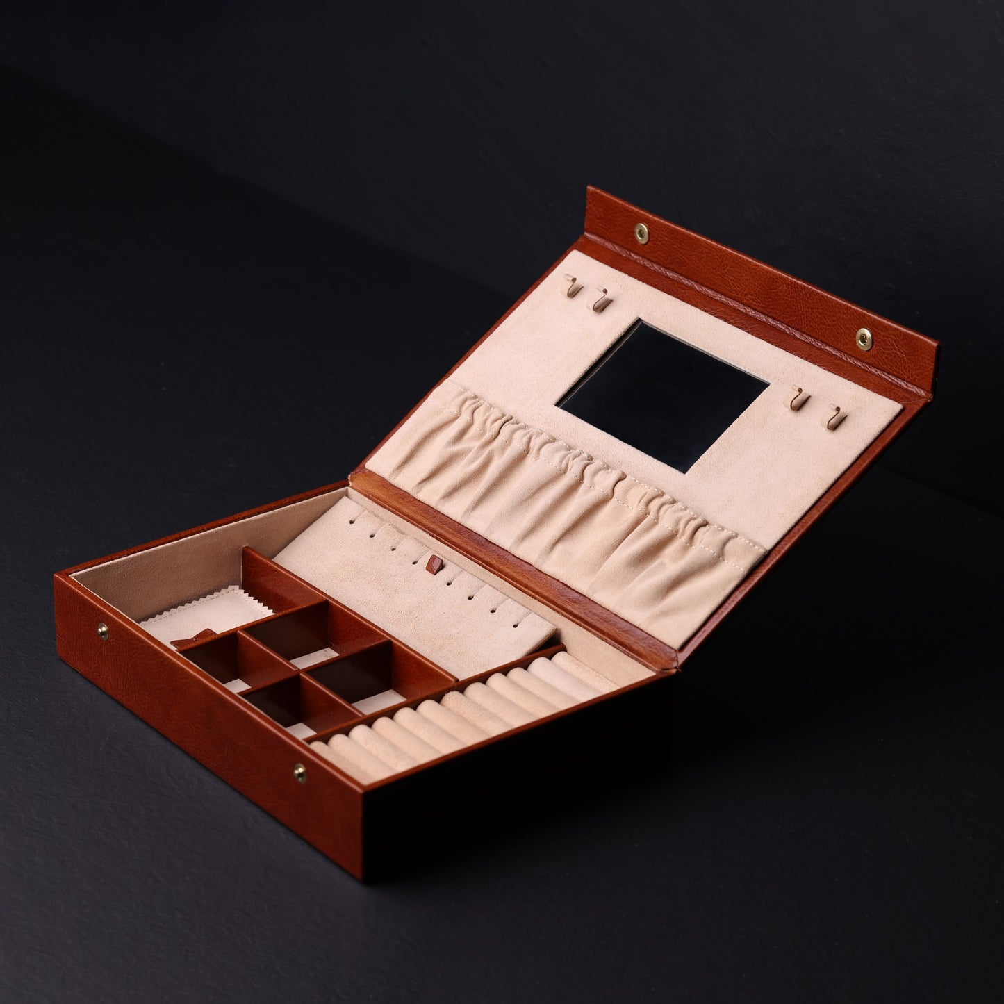 Leather Jewelry Box Accessory Box - The Line of Beauty