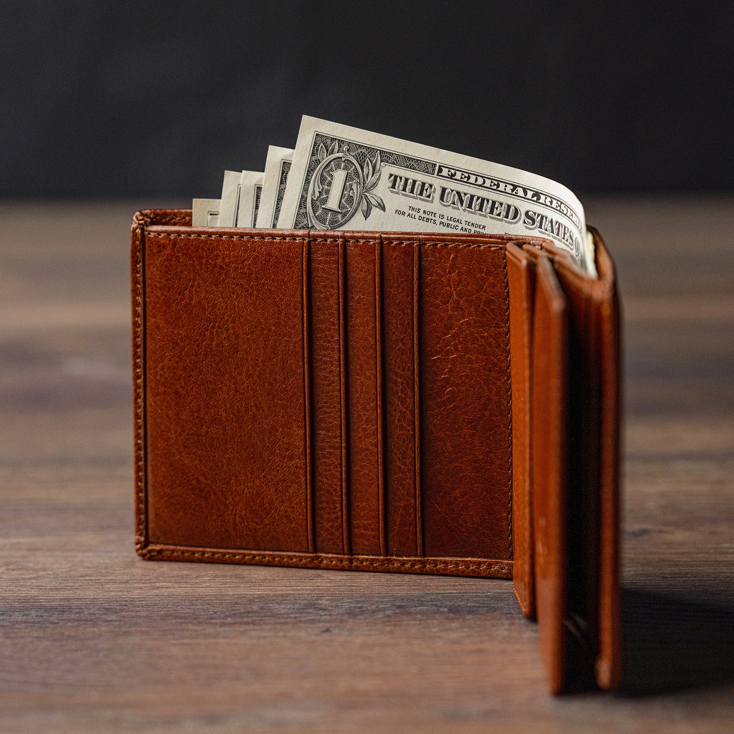 Leather Bifold Wallet - Daniel