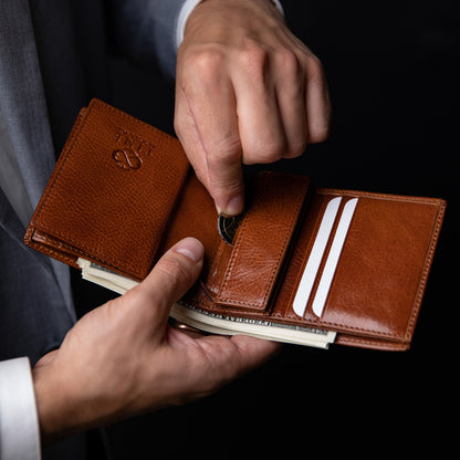 Leather Bifold Wallet - Daniel