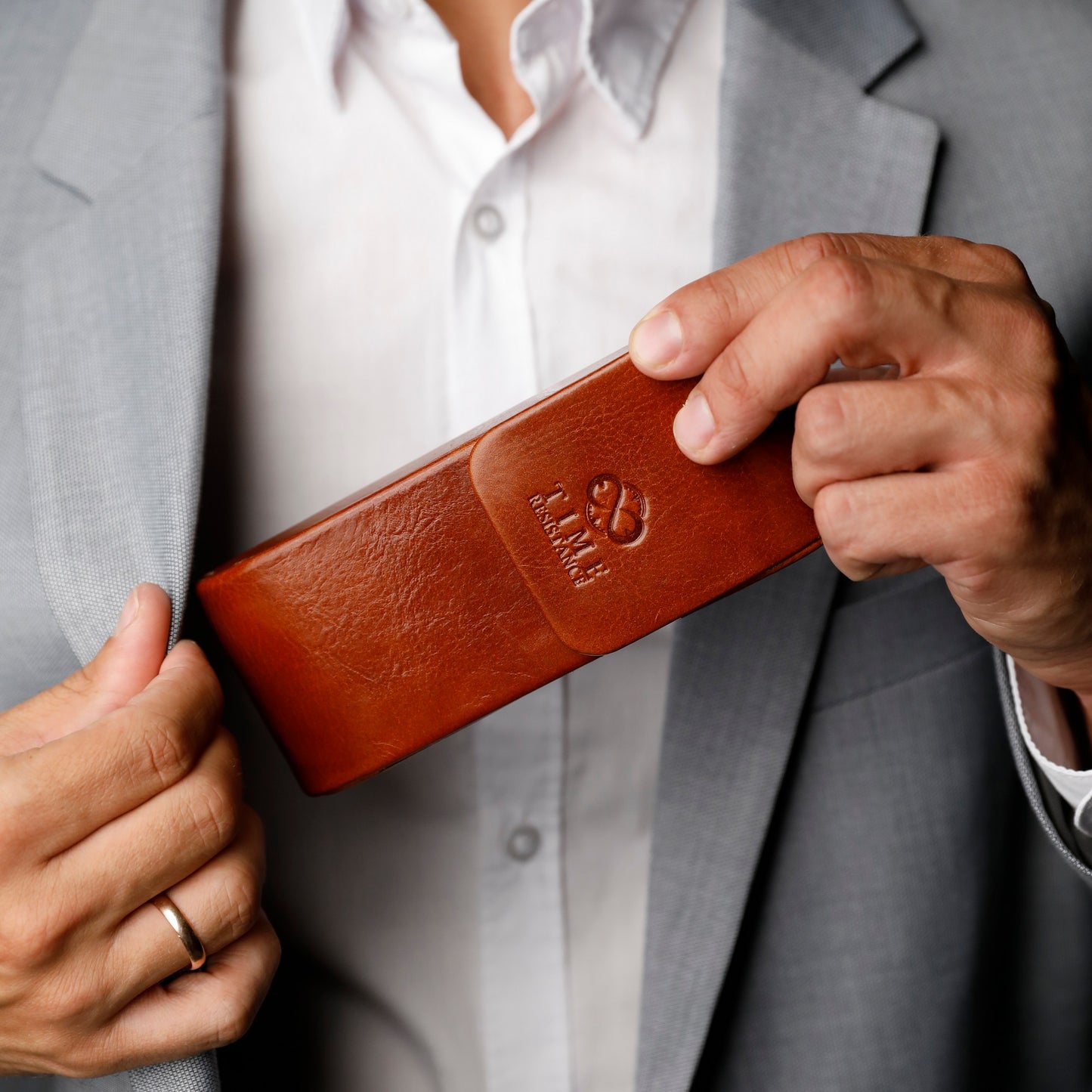 Leather Glasses Case - The Sign of Four