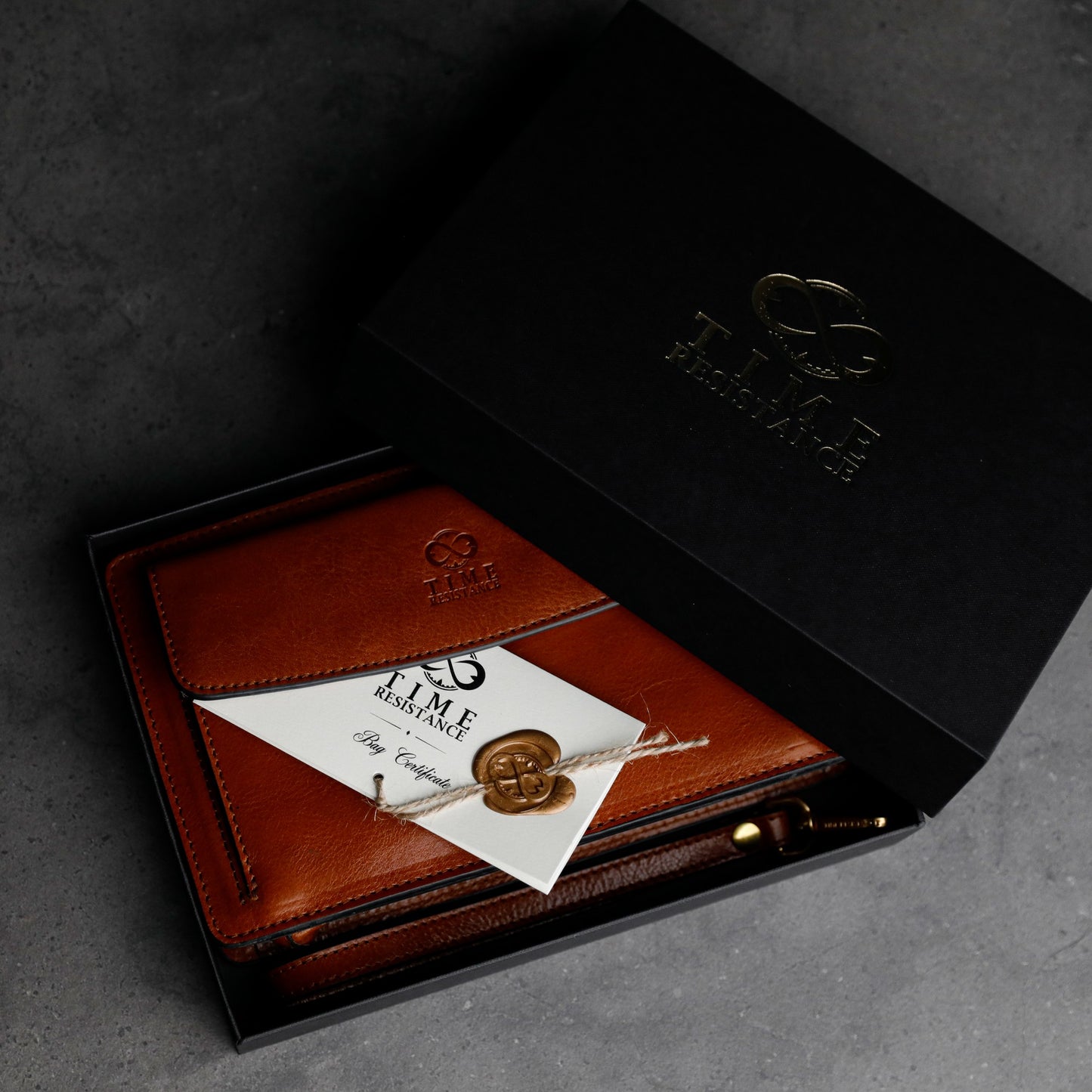 Pochette en cuir - Decameron