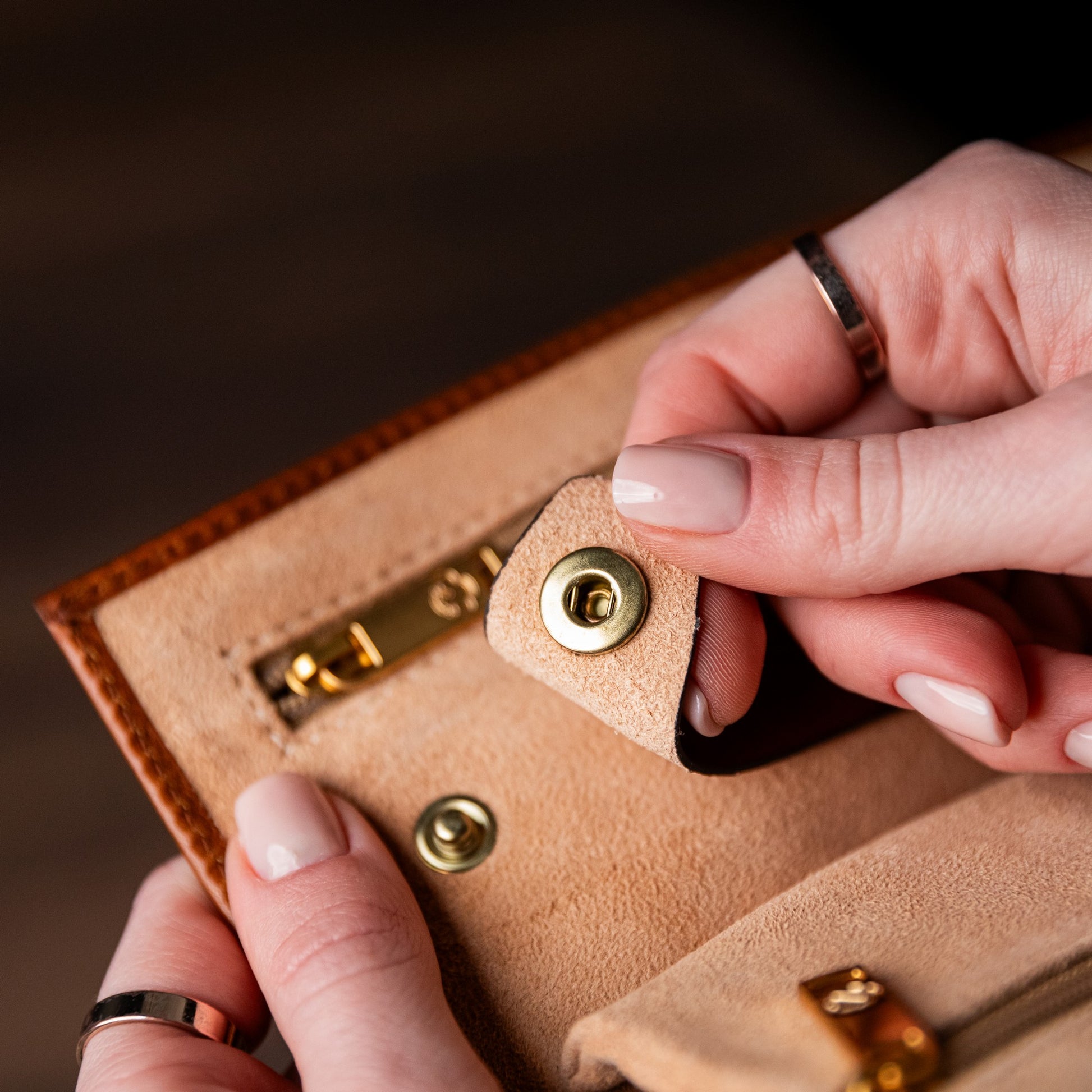 Leather Jewelry Case - Madame Bovary Accessories Time Resistance   