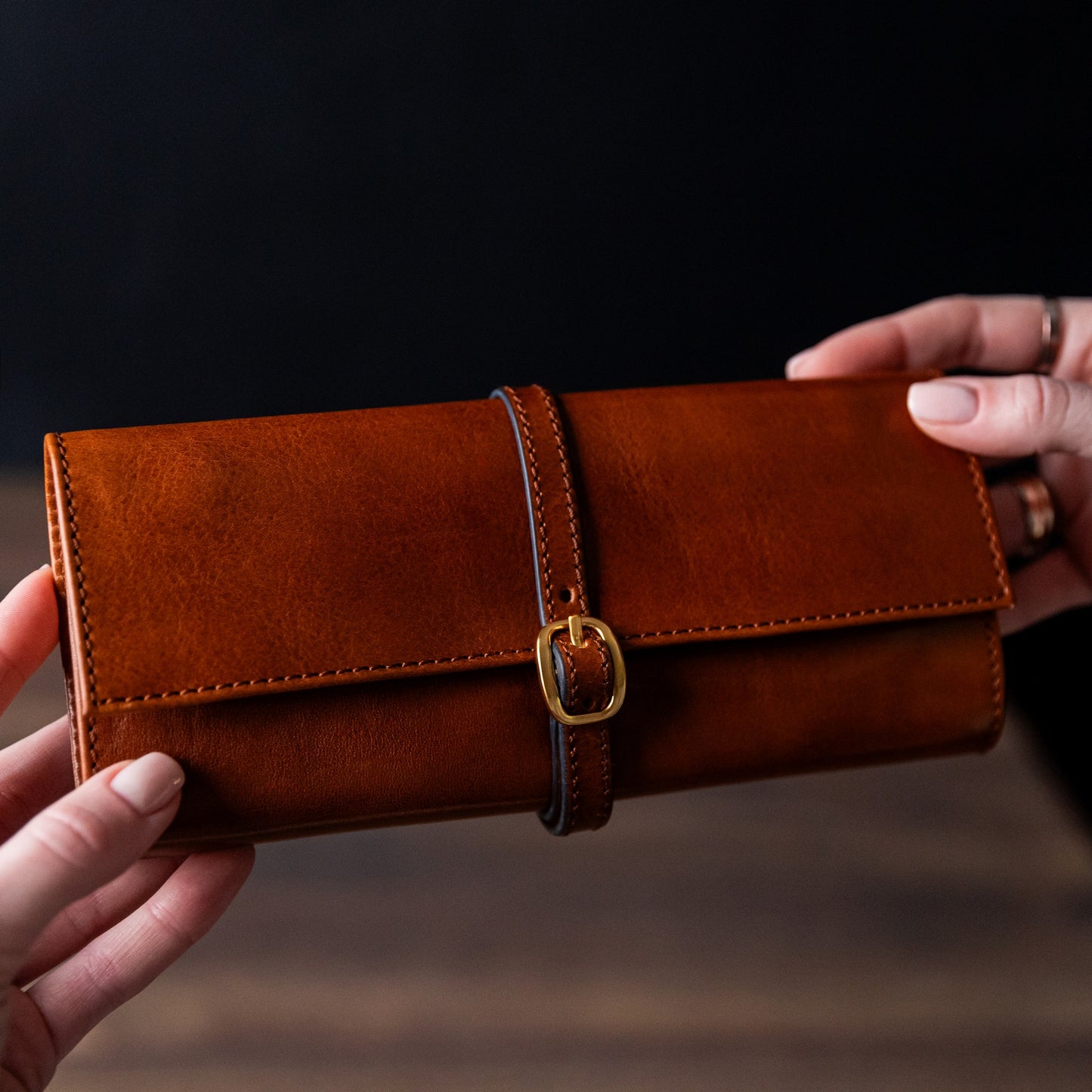 Leather Jewelry Case - Madame Bovary Accessories Time Resistance   