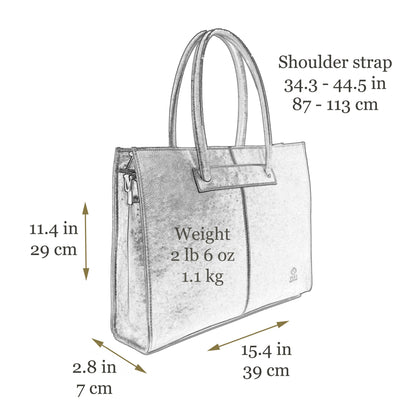 Leather Handbag Shoulder Bag - Anna Karenina For Women Time Resistance   