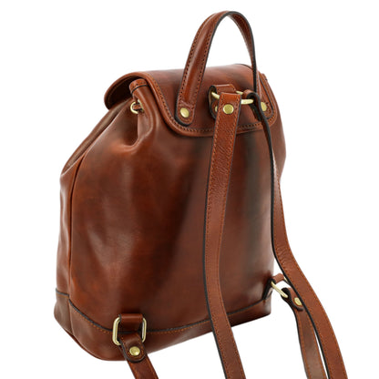 Sac à dos en cuir - White Noise