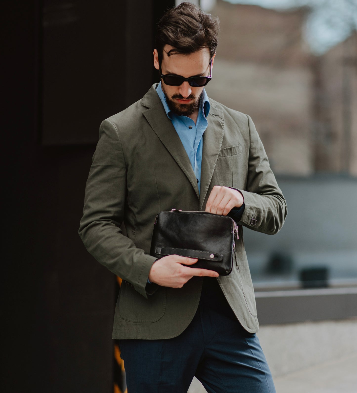 Pochette en cuir - Ulysses