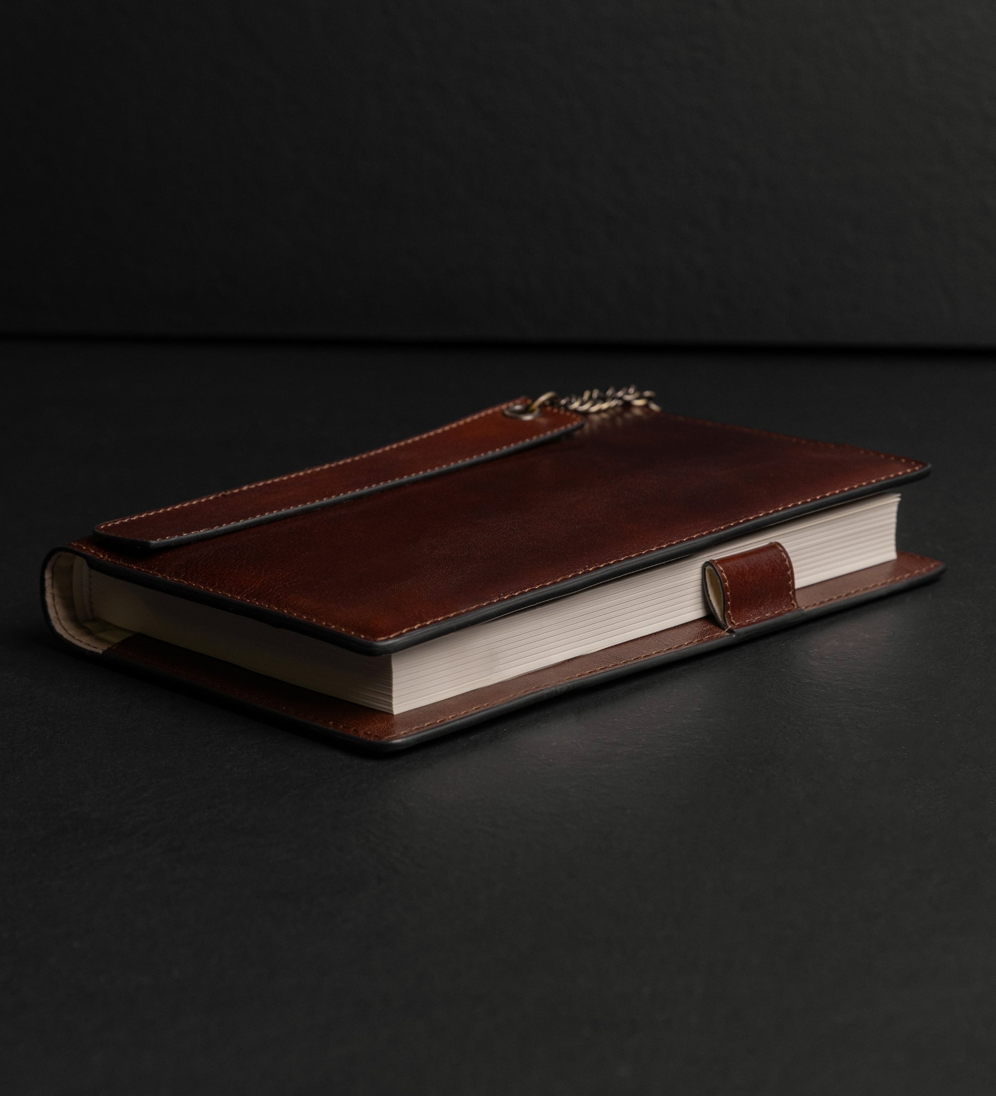 Womens Leather Journal with Refillable A5 Notepad - The Diary of a Nobody