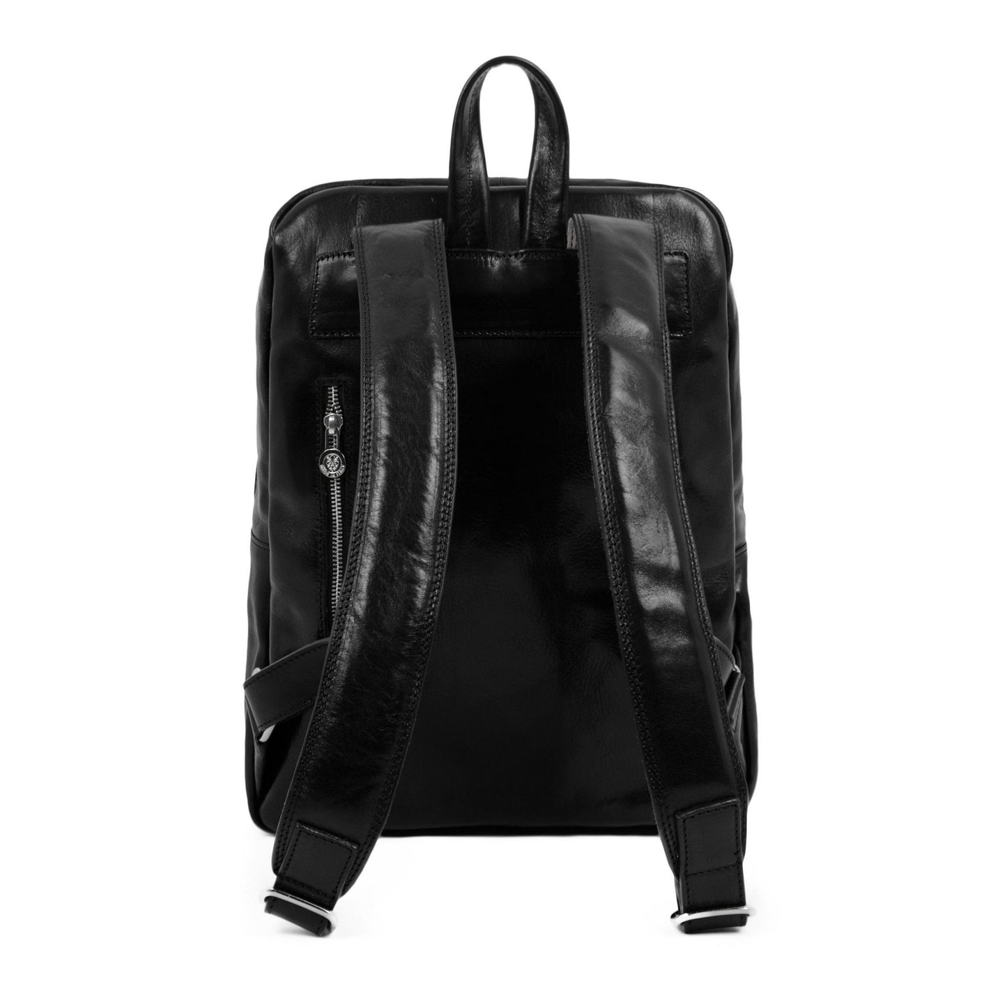 Large Unisex Leather Backpack - The Divine Comedy Backpack Time Resistance   