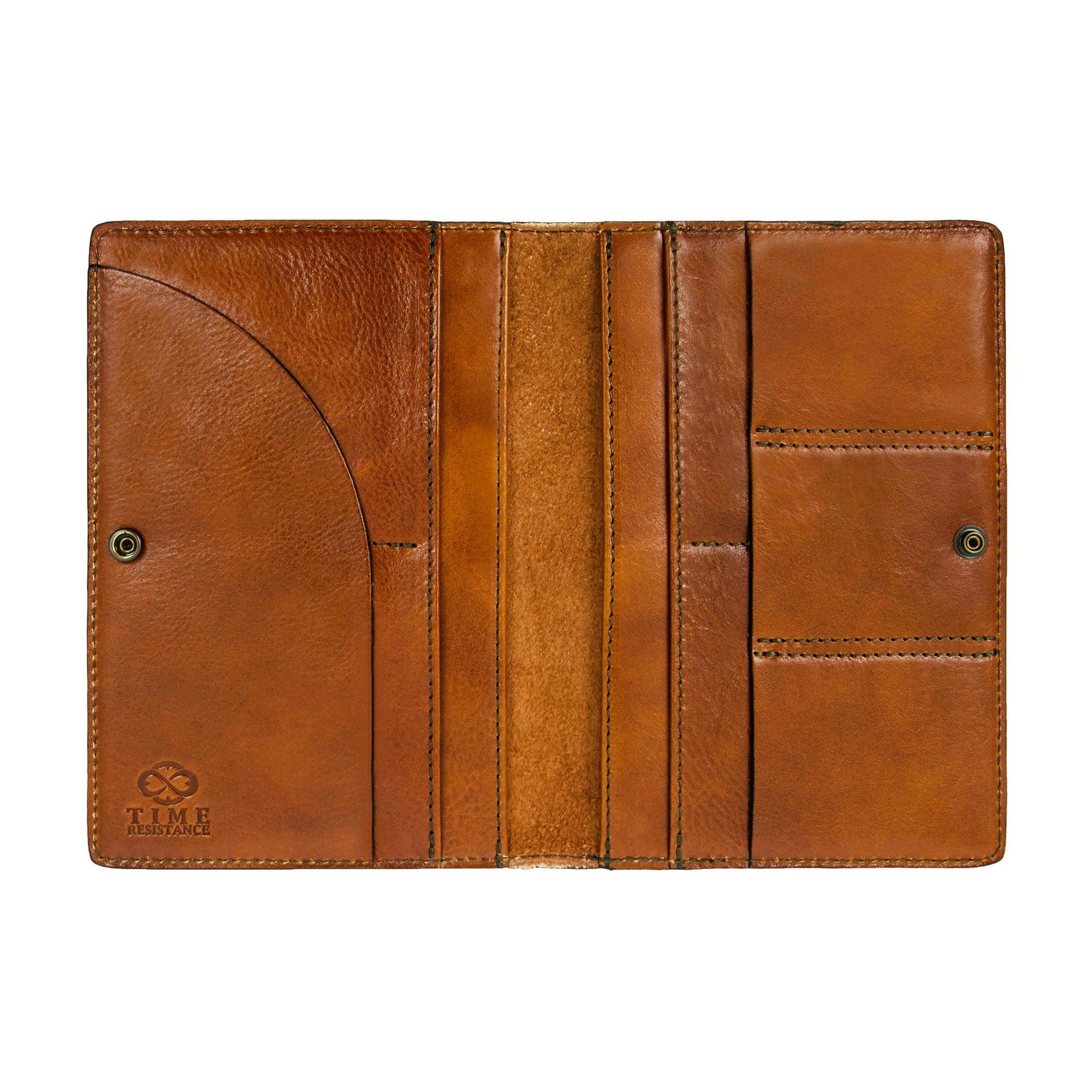 Large Leather Passport Holder - Gulliver's Travels Accessories Time Resistance   