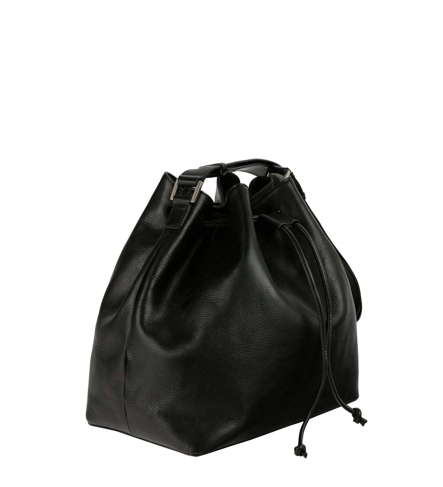 Leather Bucket Bag for Women - Sybil