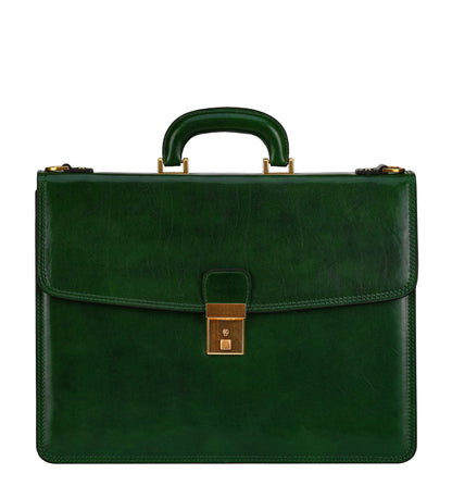 Womens Leather Briefcase - The Sound of the Mountain