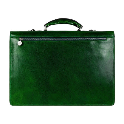 Classic Design Leather Briefcase - The Magus Briefcase Time Resistance   