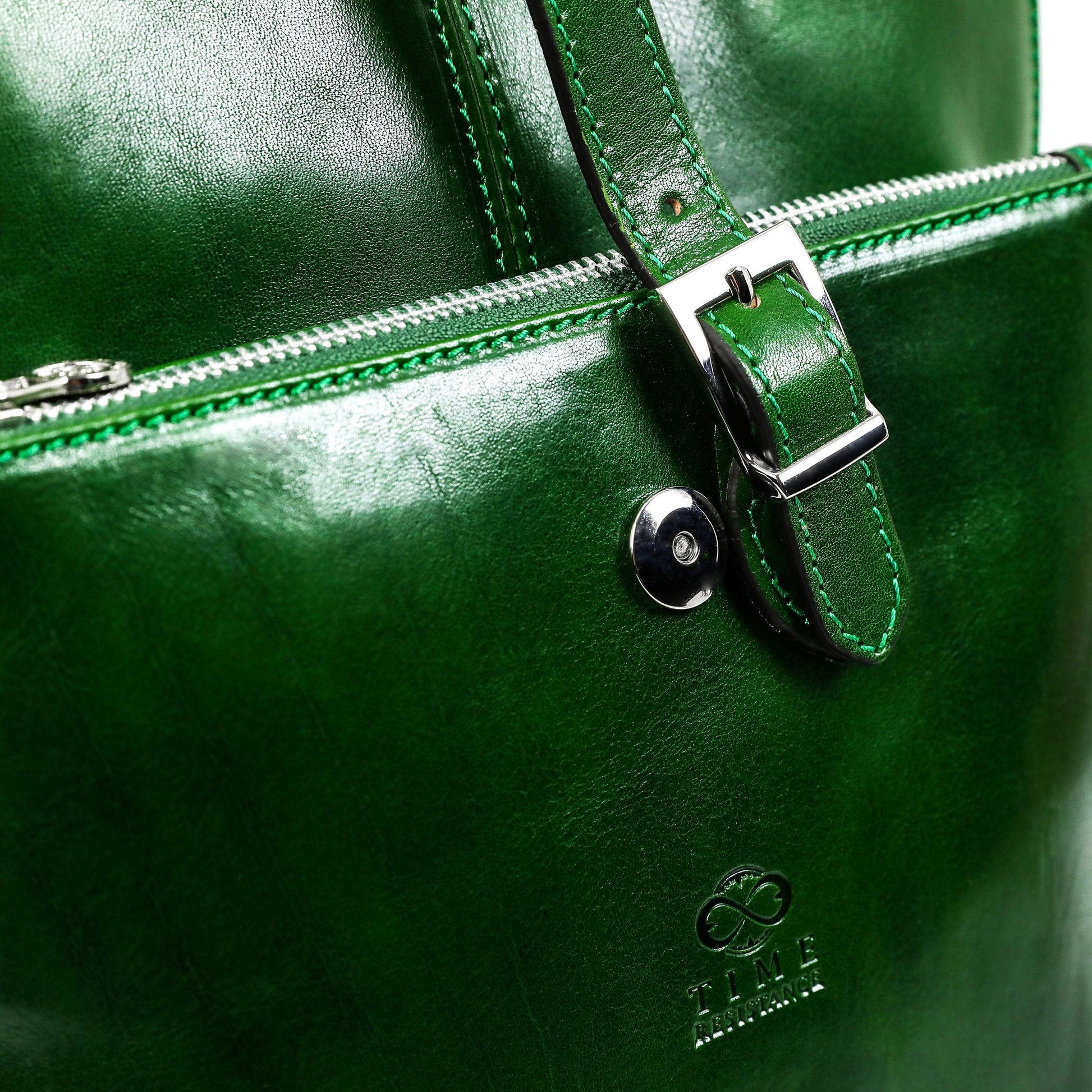 Convertible Leather Backpack Shoulder Bag - Emma Backpack Time Resistance   
