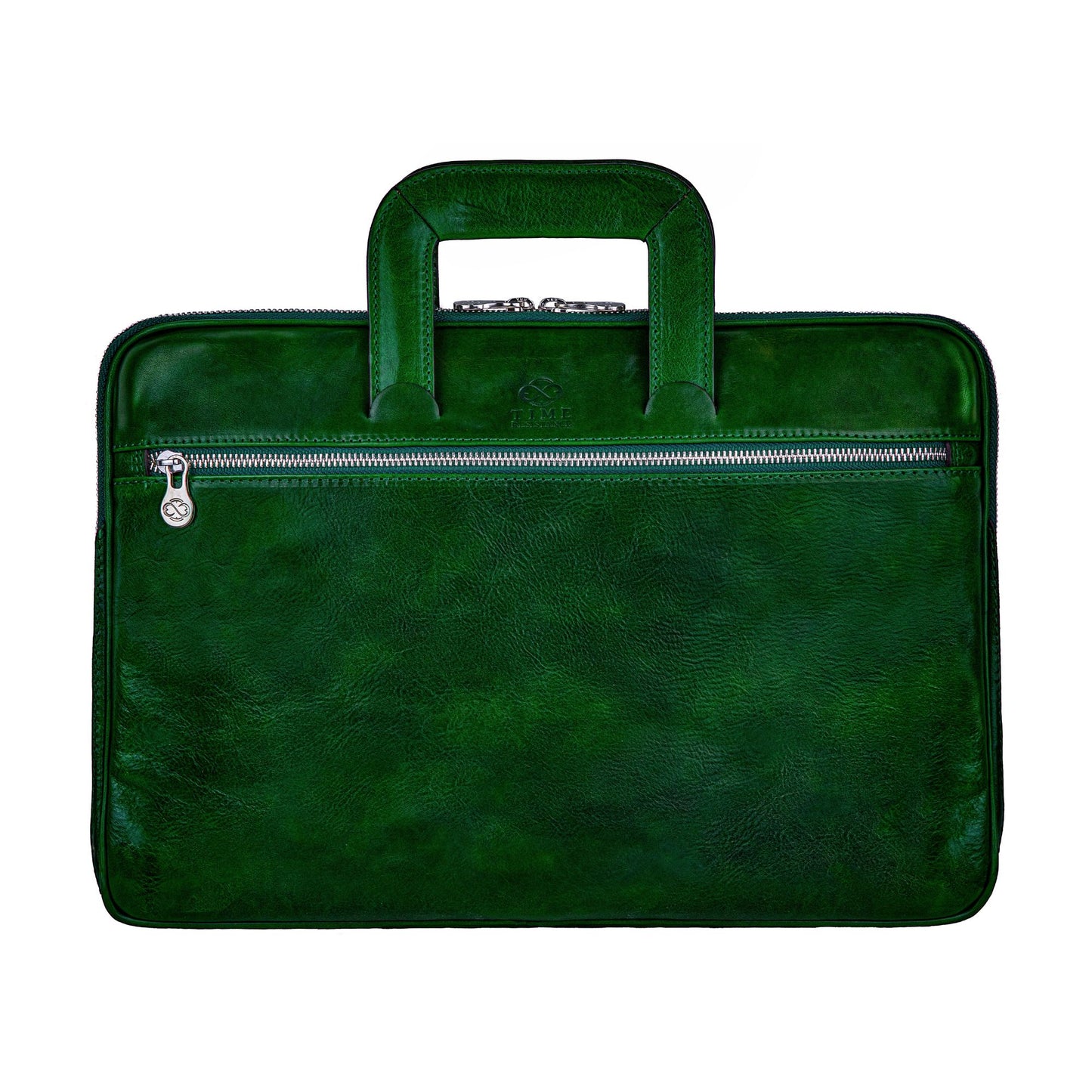 Leder Aktentasche Laptop-Tasche - Brave New World