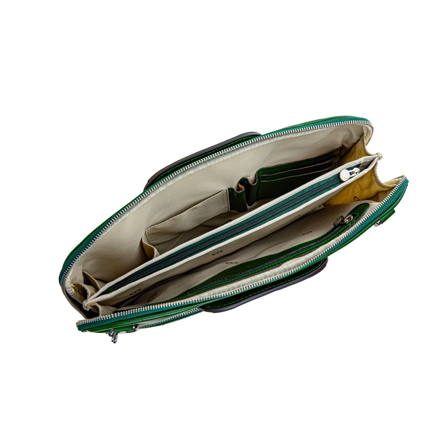 Leder Aktentasche Laptop-Tasche - Brave New World