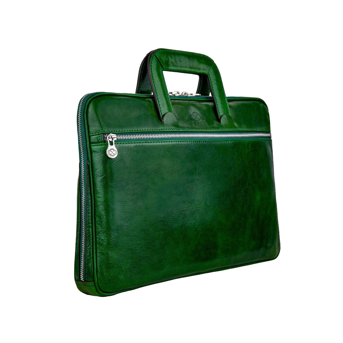 Leder Aktentasche Laptop-Tasche - Brave New World