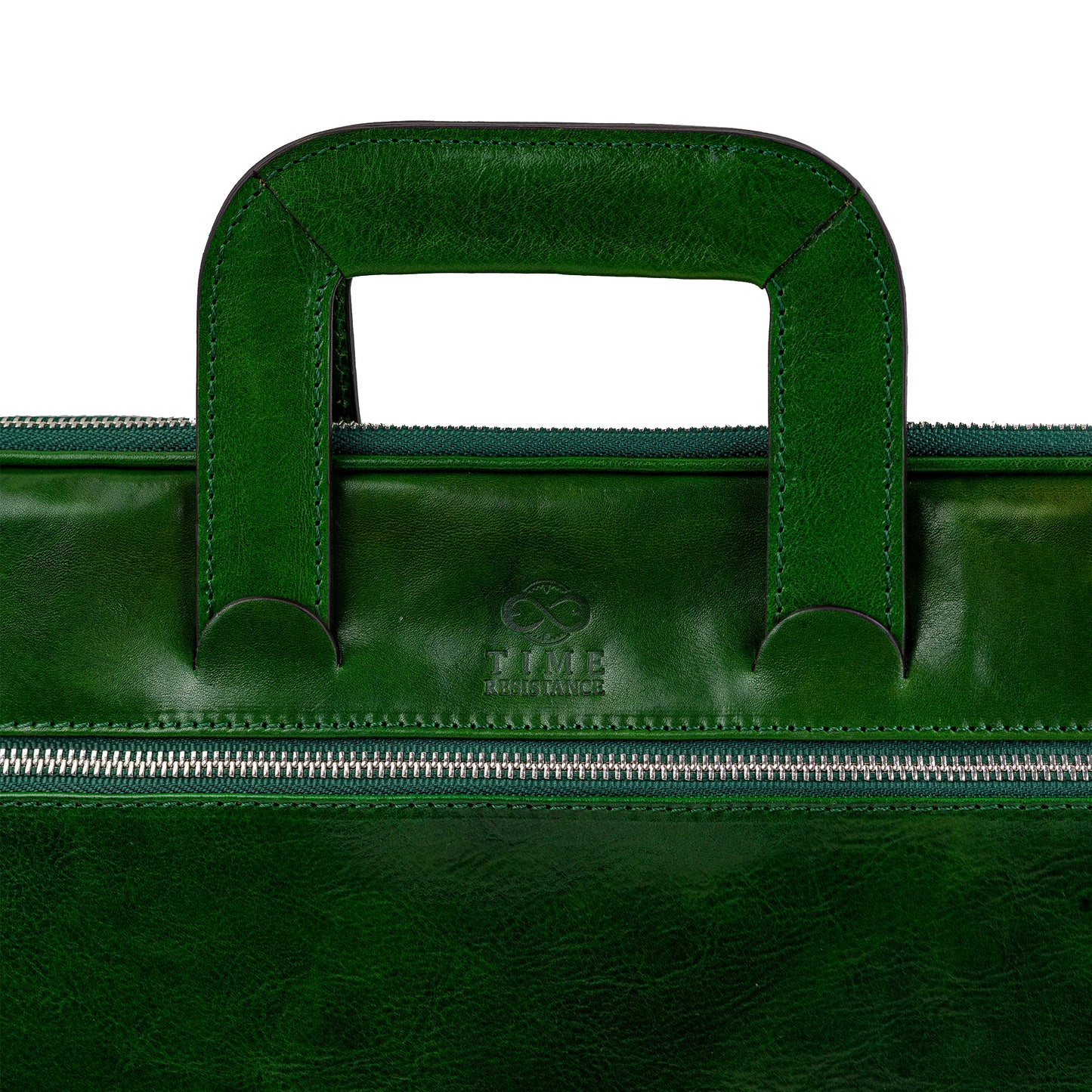 Leder Aktentasche Laptop-Tasche - Brave New World