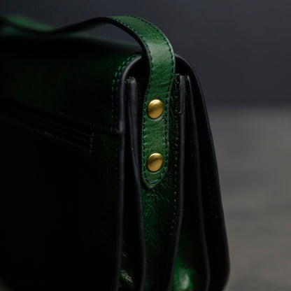 Leder Cross Body Bag - Moonfleet