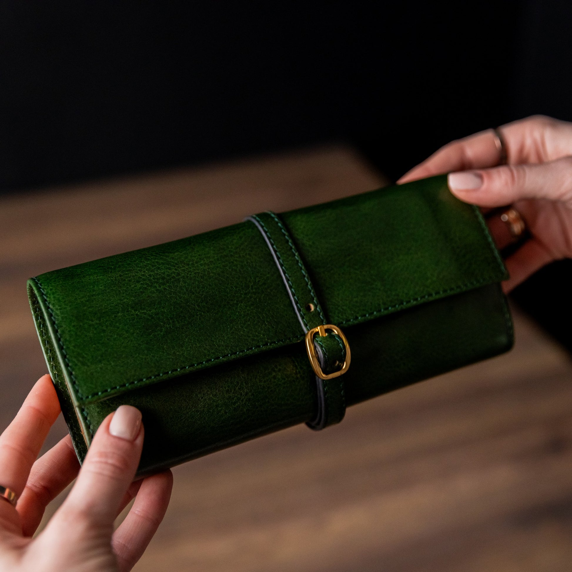 Leather Jewelry Case - Madame Bovary Accessories Time Resistance   