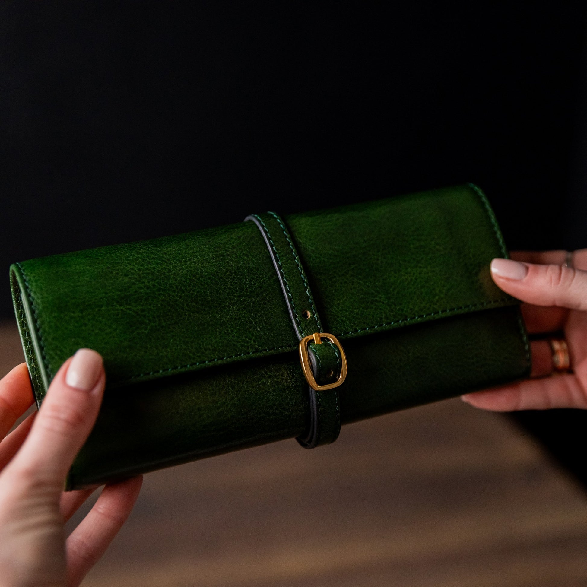 Leather Jewelry Case - Madame Bovary Accessories Time Resistance   