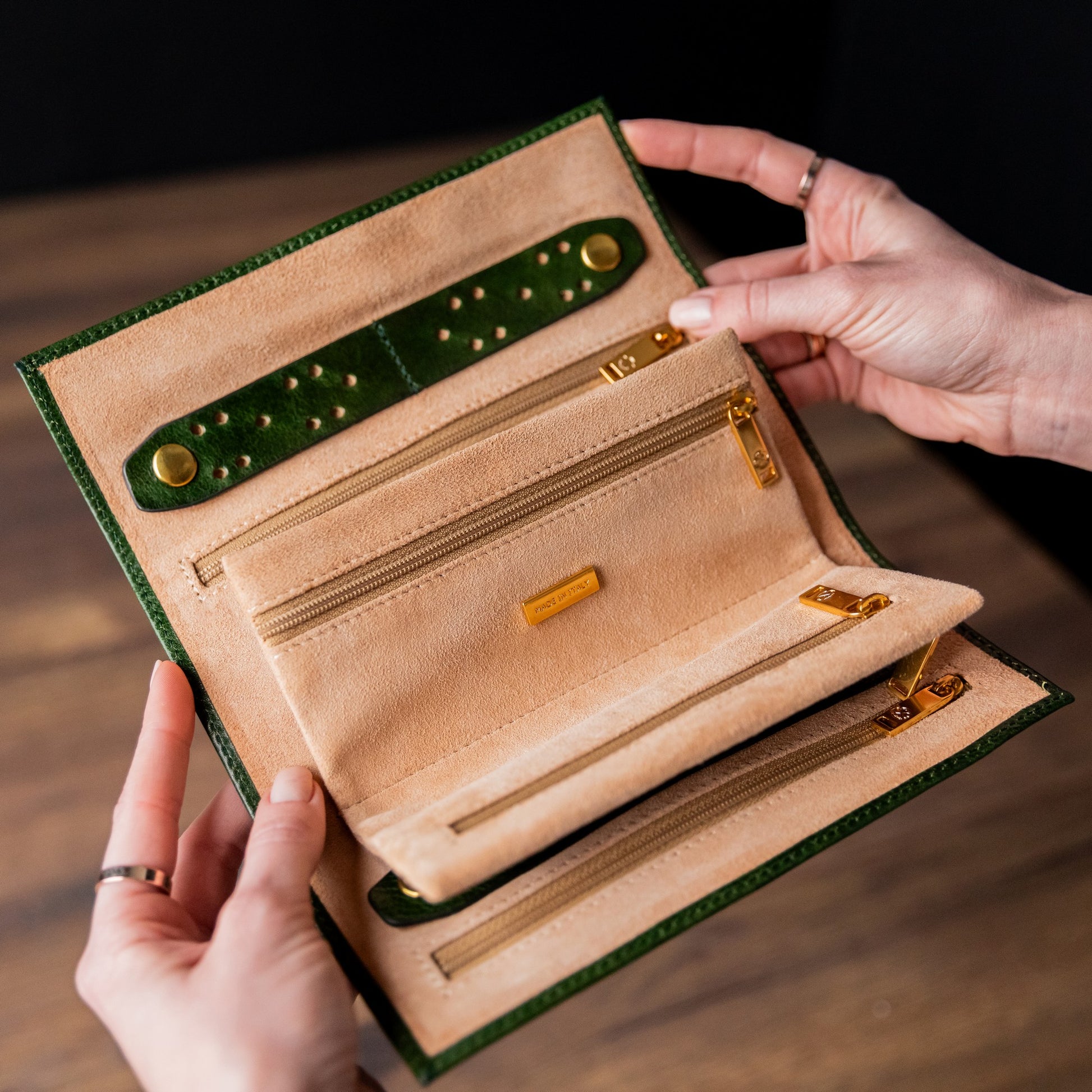 Leather Jewelry Case - Madame Bovary Accessories Time Resistance   