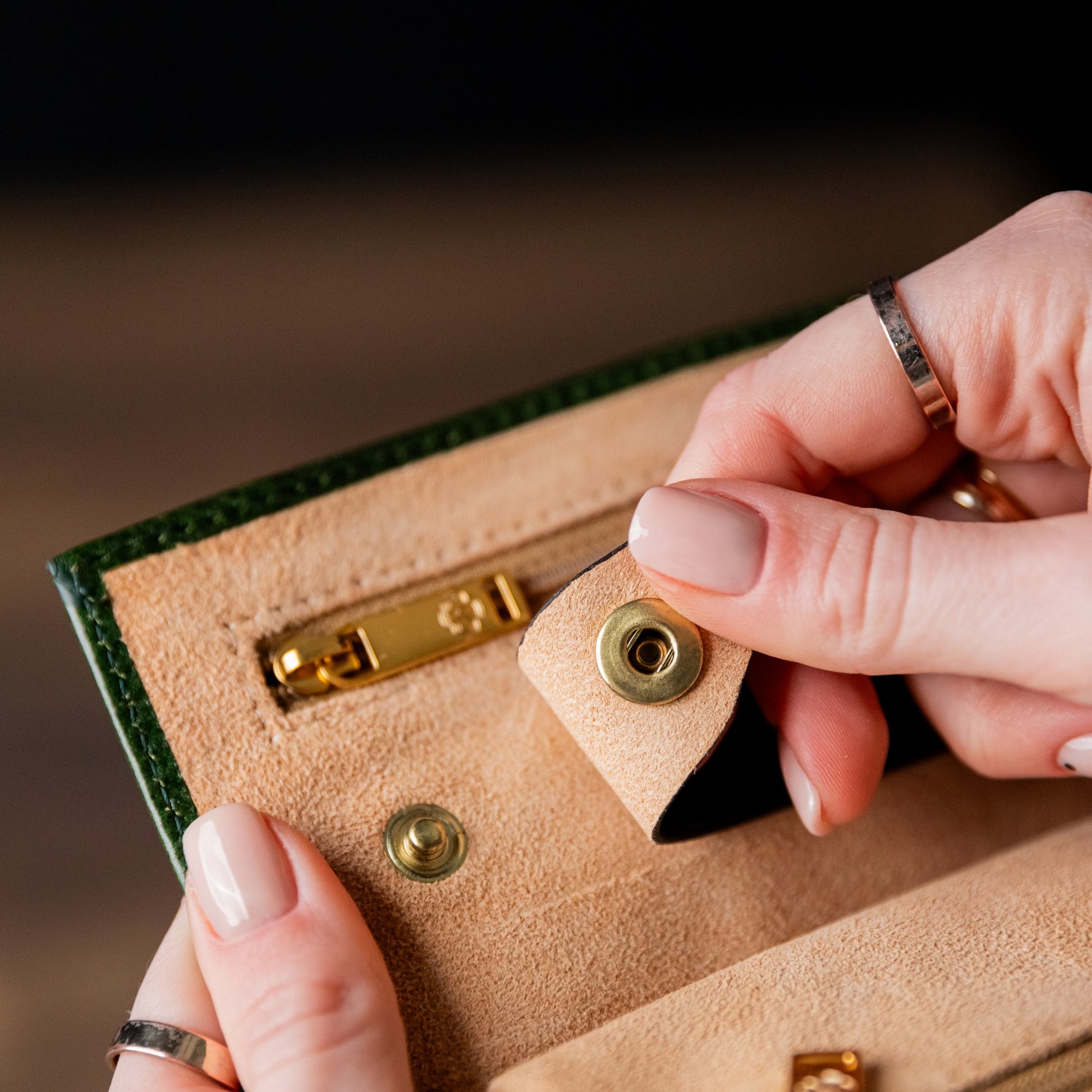 Leather Jewelry Case - Madame Bovary Accessories Time Resistance   