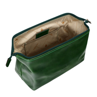 Trousse de toilette en cuir - Four Past Midnight