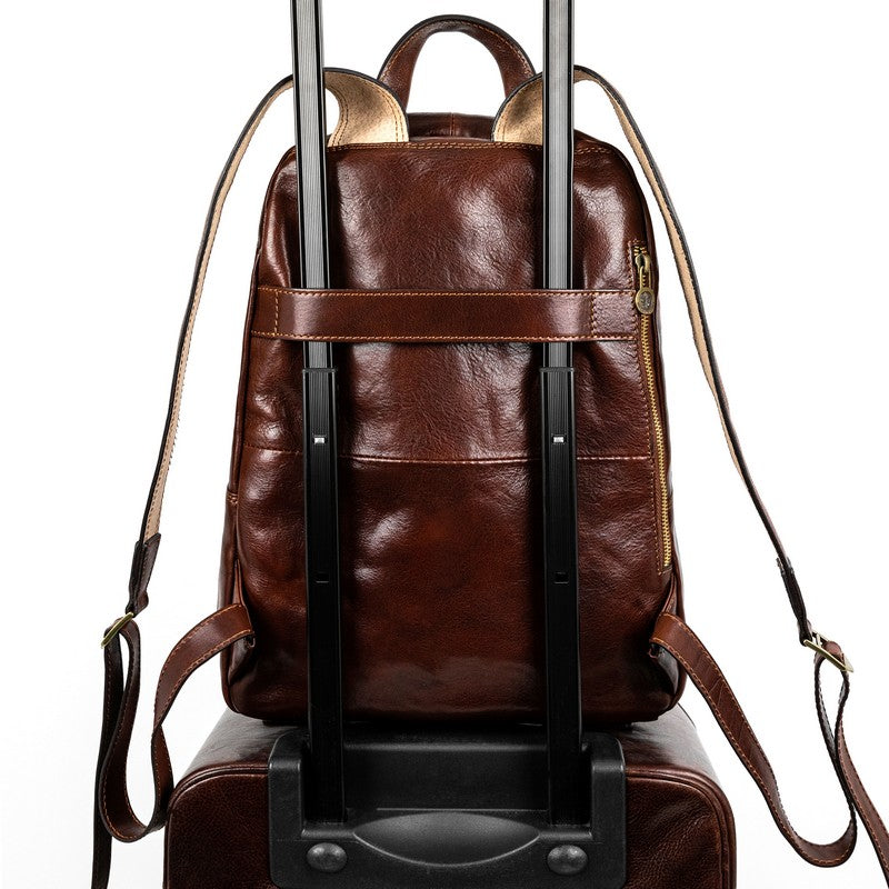 Leather Backpack - I, Claudius Backpack Time Resistance   