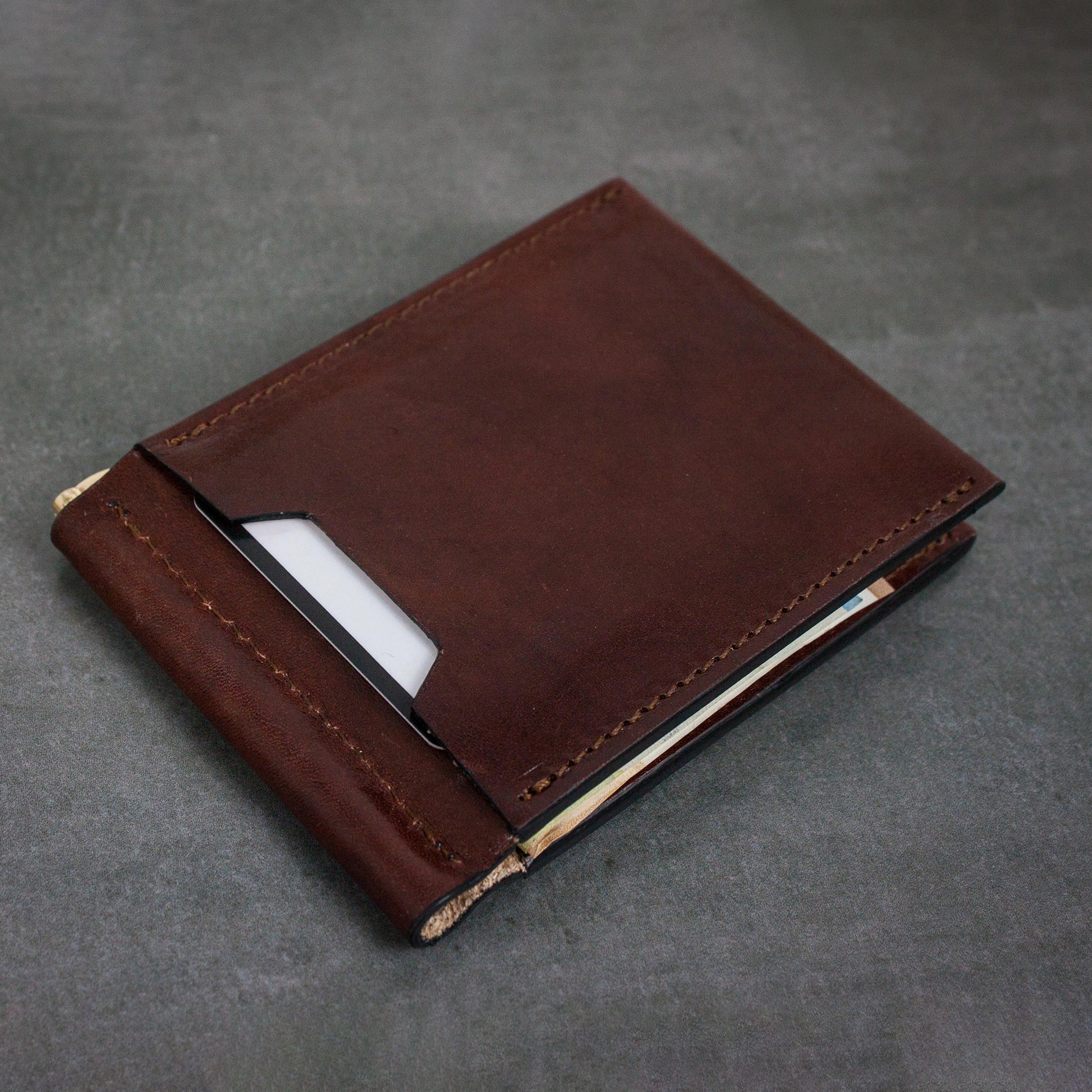 Leather Money Clip Wallet - Tom Jones Accessories Time Resistance   