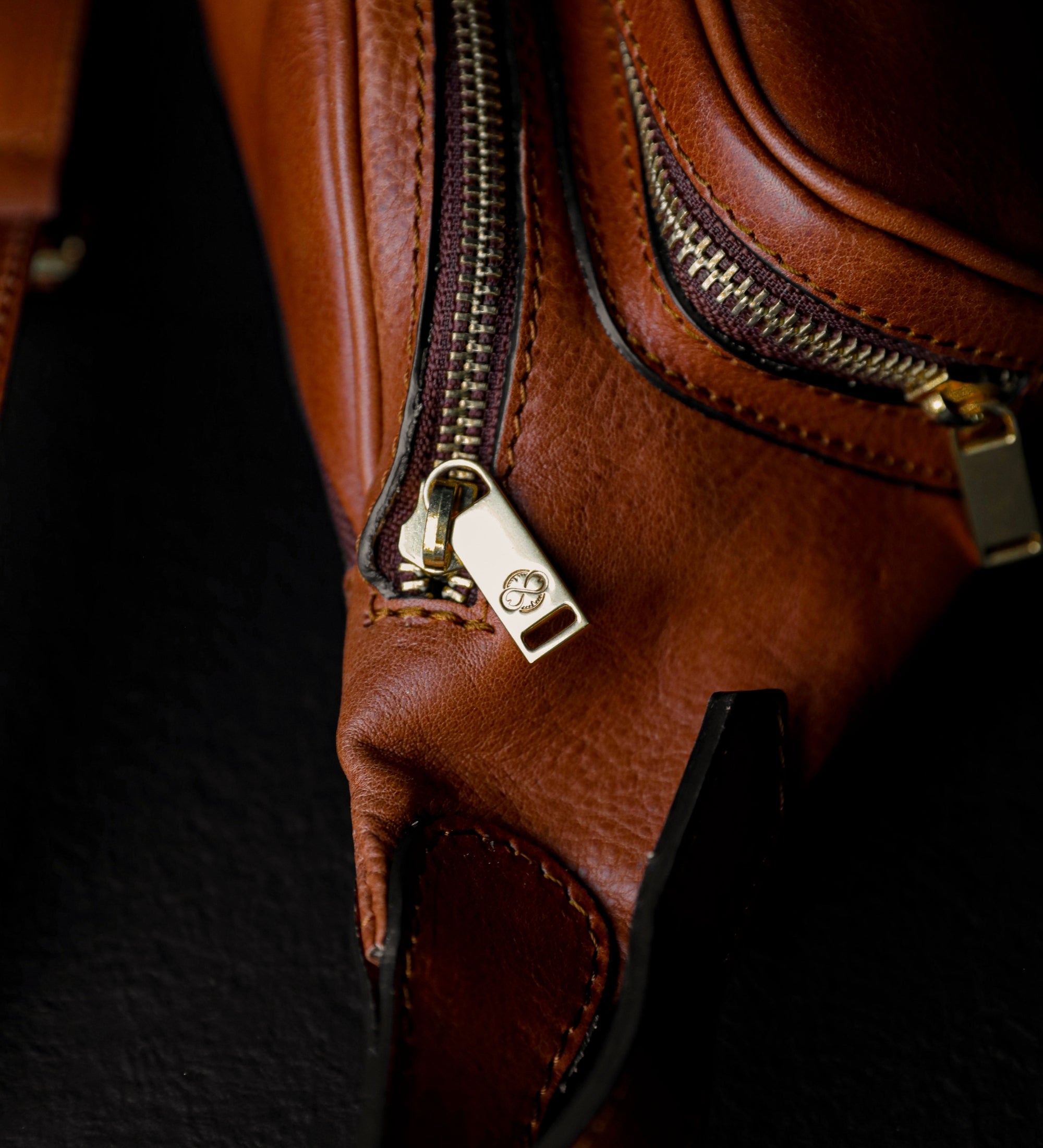 Leather Sling Bag Belly Bag - Independent People