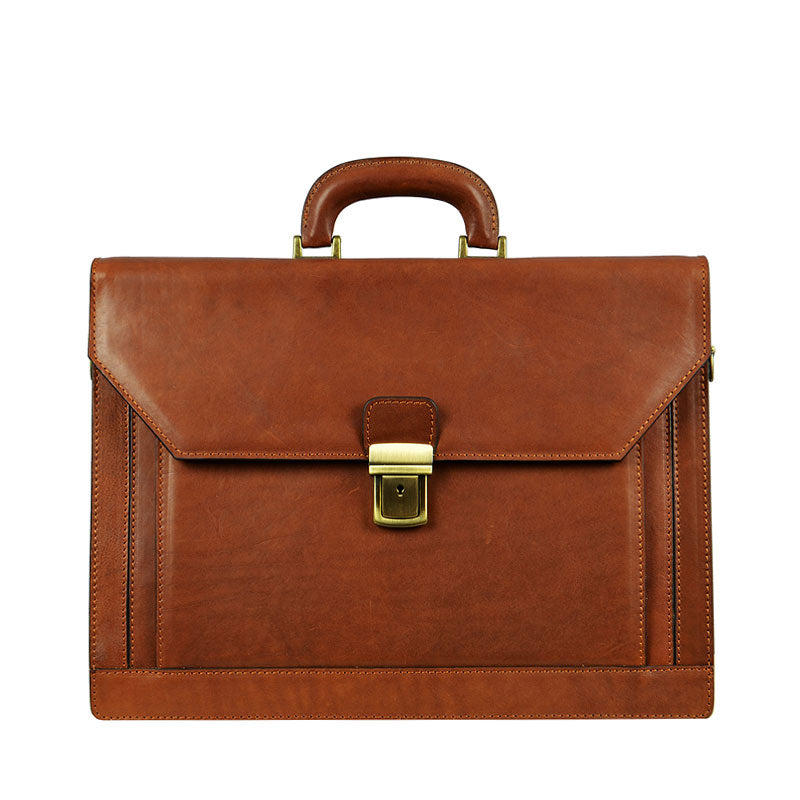 Large Leather Briefcase - Invisible Man