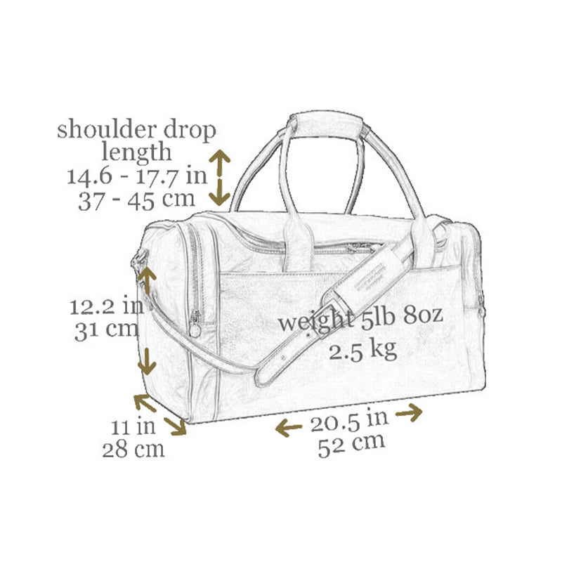 Large Italian Leather Duffel Bag - The Hitchhikers Guide to the Galaxy Duffel Bag Time Resistance   