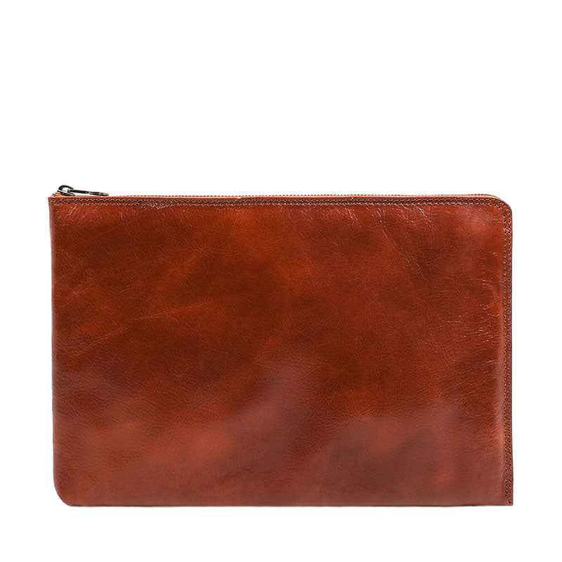 Pochette pour homme en cuir marron - The Brothers Karamazov