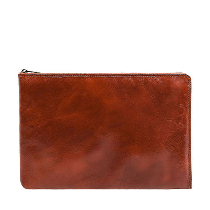 Pochette pour homme en cuir marron - The Brothers Karamazov