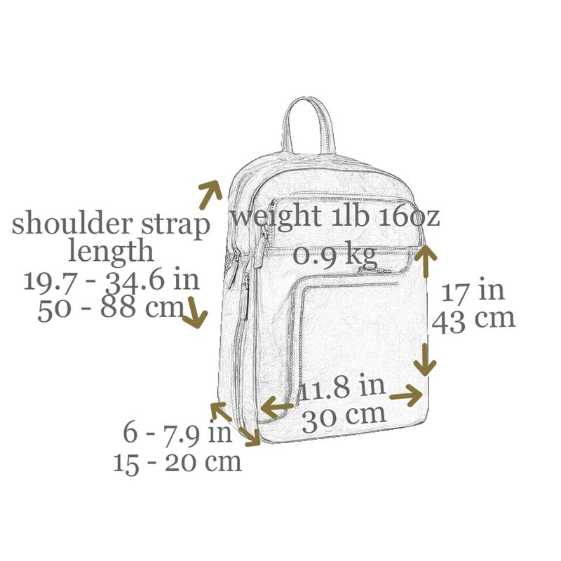 Large Leather Backpack - L.A. Confidential Backpack Time Resistance   