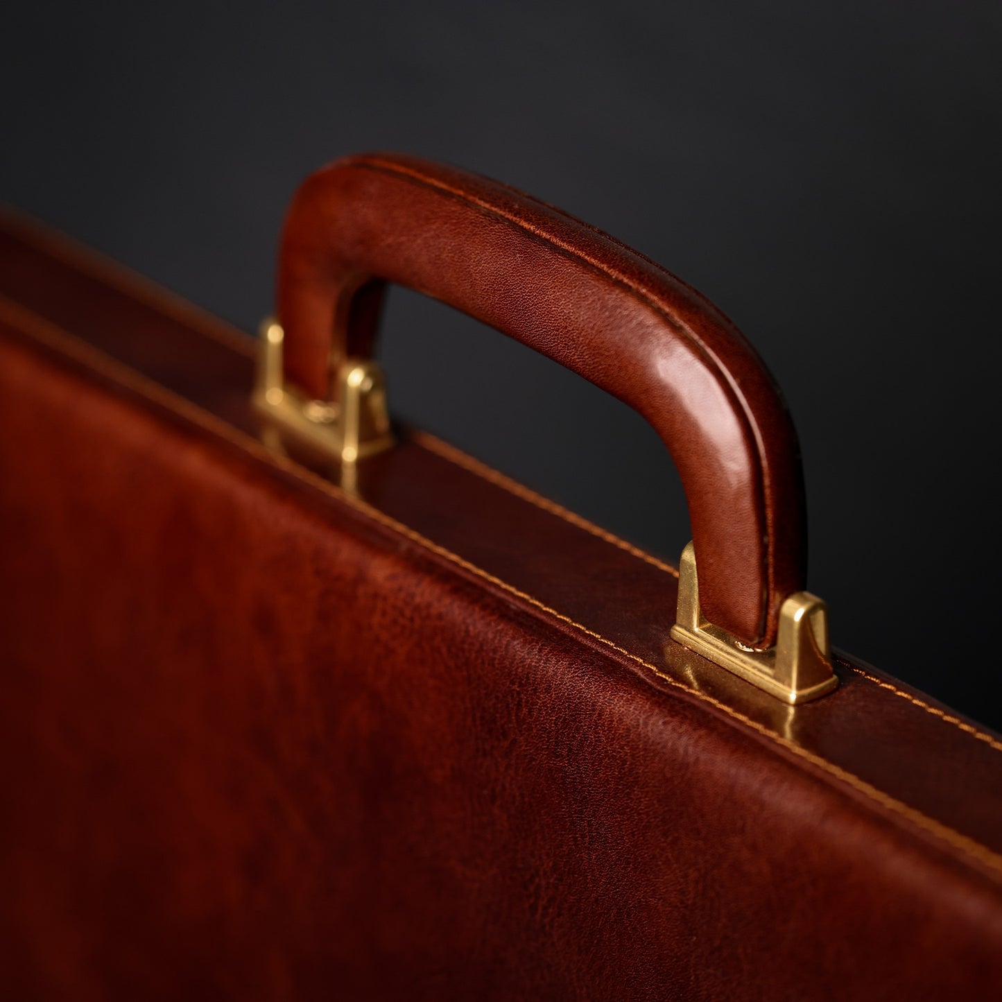 Attaché-case en cuir Porte-documents - The Golden Bowl
