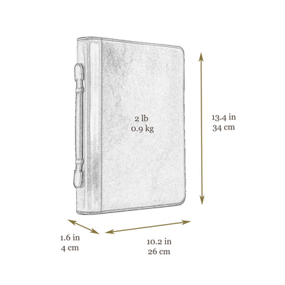 Leather Portfolio with Binder - Joy in the Morning