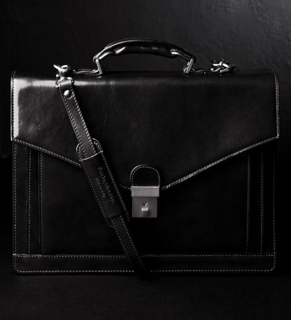 Classic Design Leather Briefcase - The Magus