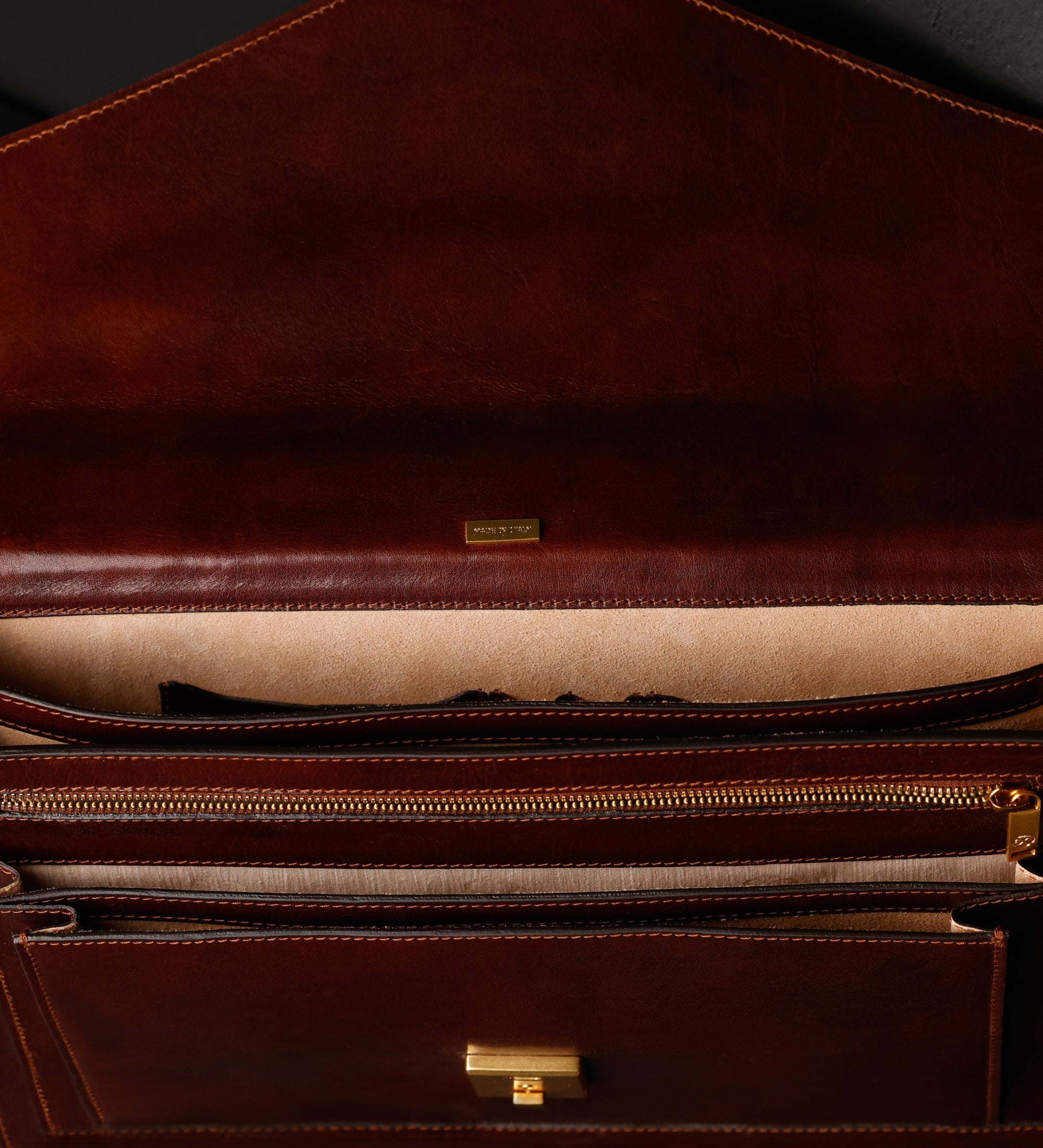 Classic Design Leather Briefcase - The Magus