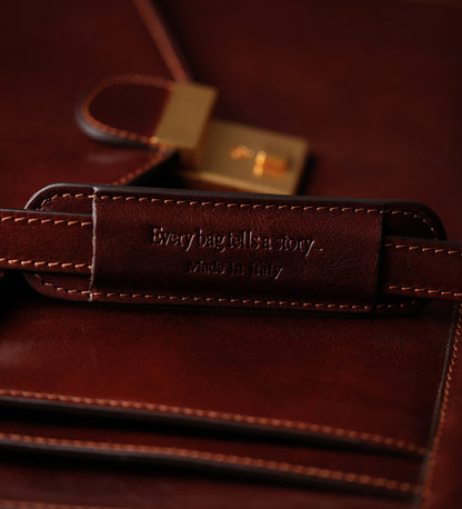 Classic Design Leather Briefcase - The Magus
